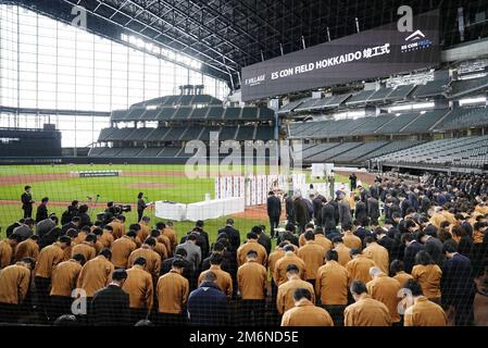 Baseball: Hokkaido Nippon Ham Fighters' flash new home stadium unveiled to  media - The Mainichi