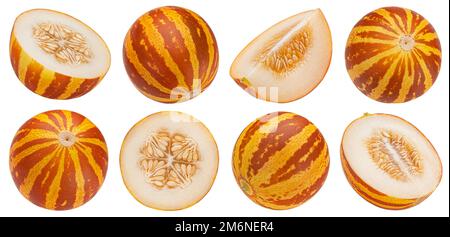 Vietnamese melon isolated on white background Stock Photo