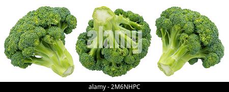Broccoli isolated on white background with clipping path Stock Photo