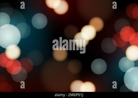 Colorful bokeh lights patterned background vector Stock Vector