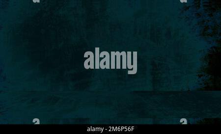 Blank green texture surface background with dark corners. green grainy cement wall background with space for text Stock Photo