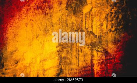 Abstract gold stucco wall texture, plaster yellow pattern background. Stock Photo