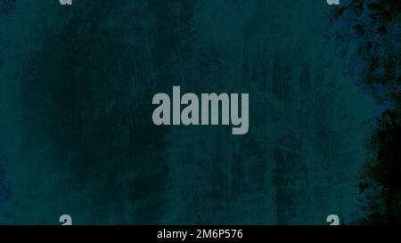 Blank green texture surface background with dark corners. green grainy cement wall background with space for text Stock Photo