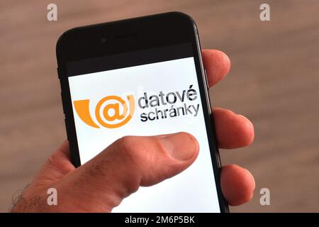 Czech data boxes, illustrative picture. (CTK Photo/Petr Svancara) Stock Photo