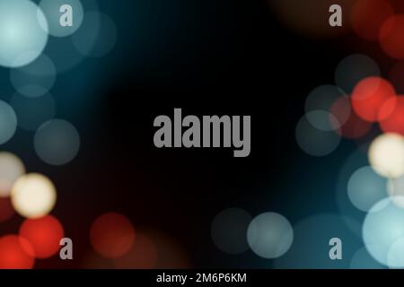 Colorful bokeh lights patterned background vector Stock Vector