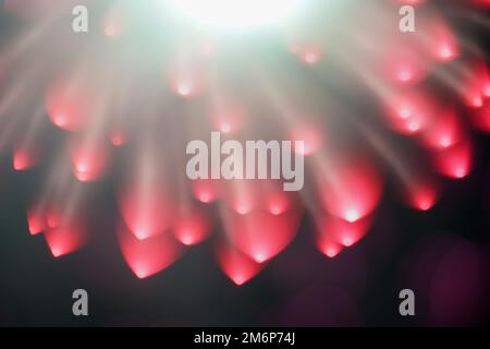 Summer fireworks (abstract photo) Stock Photo