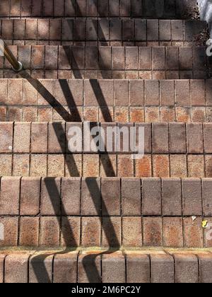 View from the top of the stairs Stock Photo