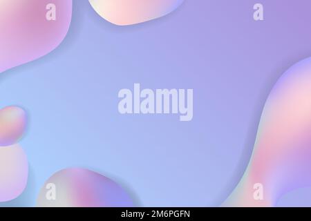 Purple pastel fluid design vector Stock Vector