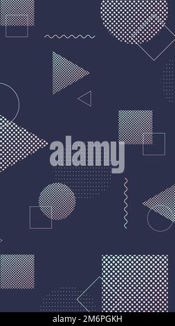 Gradient geometric halftone background vector Stock Vector