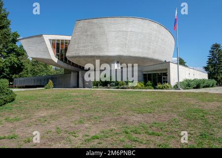 Museum of the Slovak National Uprising in Banska Bystrica. Slovakia. Stock Photo