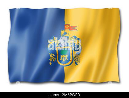 3D Flag of Jalisco state, Mexico. 3D Illustration Stock Photo - Alamy