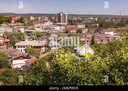 Lovech, Bulgaria Old town houses, Varosha Stock Photo