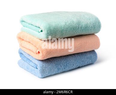 Multi Colored Towels Stock Photo