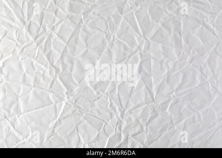 White crumpled paper texture Stock Photo