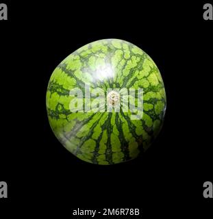 Watermelon isolated on black background Stock Photo