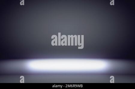 Abstract luxury blur dark grey and black gradient, used as background studio wall for display your products. Stock Photo