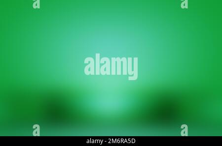 Green gradient abstract background empty room with space for your text and picture. Stock Photo