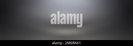 Abstract luxury blur dark grey and black gradient, used as background studio wall for display your products. Stock Photo