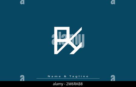 Alphabet letters Initials Monogram logo PH , HP Stock Vector