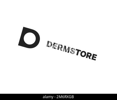 Dermstore, Logo, White background Stock Photo - Alamy