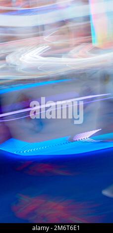 Abstract neon lights pattern suitable for background Stock Photo