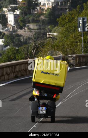 poste Italiane - Italian Post on the move, Italy Stock Photo