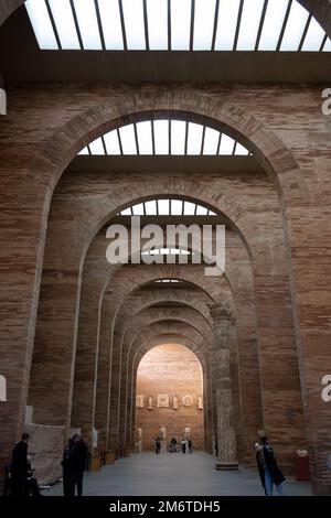 Merida, Spain - 28 Dec 23: The National Museum of Roman Art Stock Photo