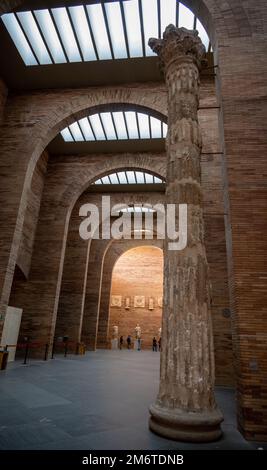 Merida, Spain - 28 Dec 23: The National Museum of Roman Art Stock Photo