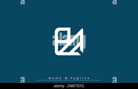 Alphabet letters Initials Monogram logo PA , AP Stock Vector