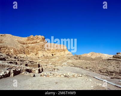 Luxor Egypt Deir El Medina Workers Village Stock Photo