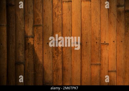 Bamboo wood wall background, zen wallpaper texture Stock Photo