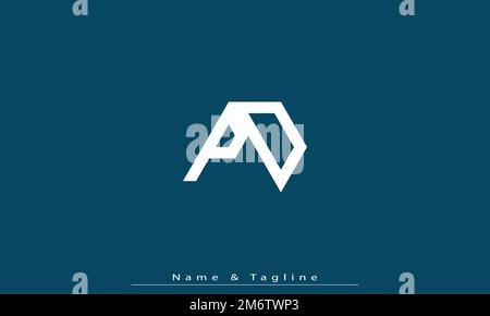 Alphabet letters Initials Monogram logo PD , DP Stock Vector