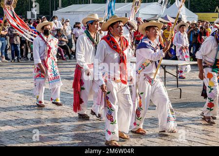 Mexico City,Day of the Virgin of Guadalupe pilgrimage pilgrim pilgrims,Basilica of Our Lady of Guadalupe Basilica of Santa Maria de Guadalupe Insigne Stock Photo