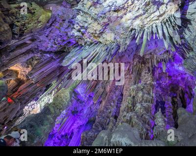 Grotte Saint Michel, Gibraltar, Angleterre Stock Photo