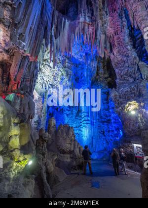 Grotte Saint Michel, Gibraltar, Angleterre Stock Photo