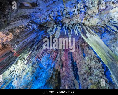 Grotte Saint Michel, Gibraltar, Angleterre Stock Photo