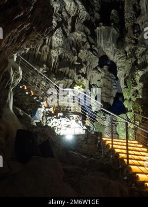 Grotte Saint Michel, Gibraltar, Angleterre Stock Photo