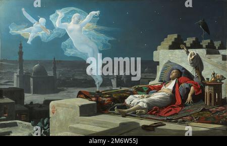 Jean-Jules-Antoine Lecomte du Nouÿ - A Eunuch's Dream - 1874 Stock Photo