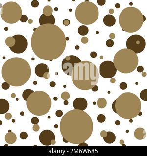 Abstract background texture from many different spots in trendy brown chocolate shades. Confetti. Isolate. Good for lettering or wallpaper, web, poster, card, brochure, flyer, label or price tag. EPS Stock Vector