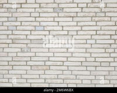 Brick wall white background Stock Photo