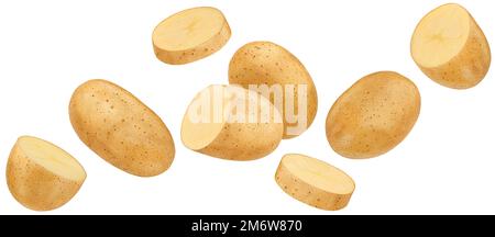 Potato isolated on white background with clipping path Stock Photo