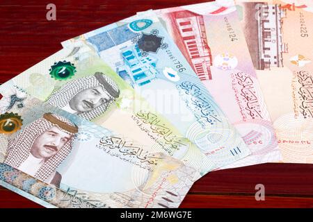 Bahraini money a business background Stock Photo