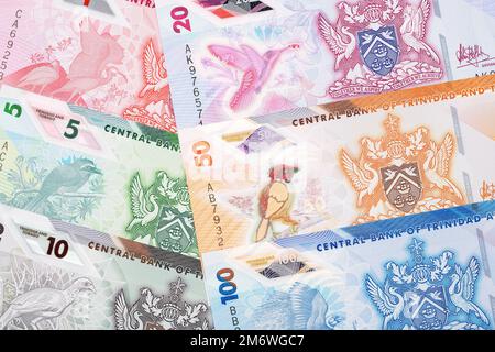 Trinidad and Tobago dollar a new series of banknotes Stock Photo