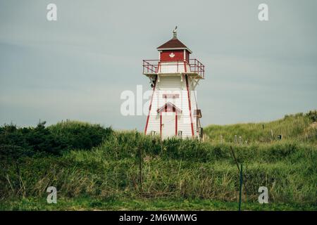Covehead Lighthouse in Stanhope, Prince Edward Island. High quality photo Stock Photo