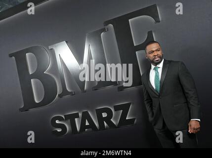 Los Angeles, USA. 05th Jan, 2023. Curtis '50 Cent' Jackson arrives at the Starz 'BMF' Season 2 Premiere held at the TCL Chinese Theatre in Hollywood, CA on Thursday, ?January 5, 2023. (Photo By Sthanlee B. Mirador/Sipa USA) Credit: Sipa USA/Alamy Live News Stock Photo