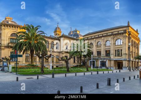 San Sebastian Town hall, Spain Stock Photo