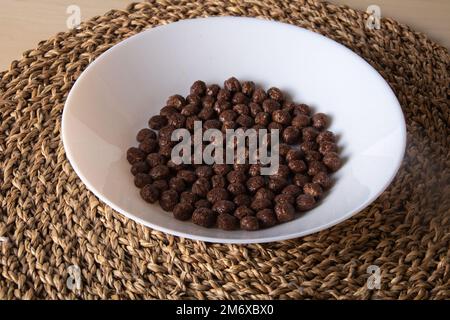 photo of edible sweet cereal balls Stock Photo