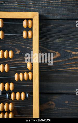 Close up vintage abacus Stock Photo