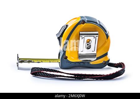 construction roulette isolated on white background Stock Photo