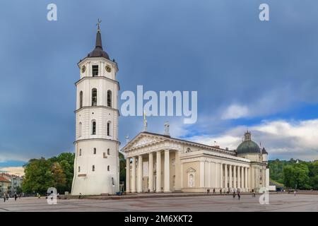 Vilnius Cathedral, Lithuania Stock Photo